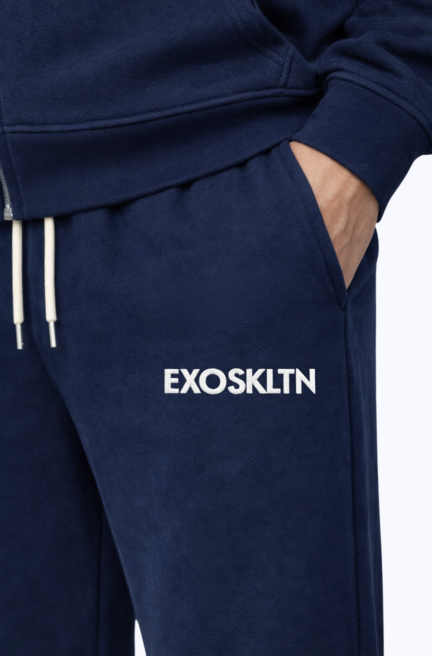 Straight Leg Bottoms Navy Blue (M)