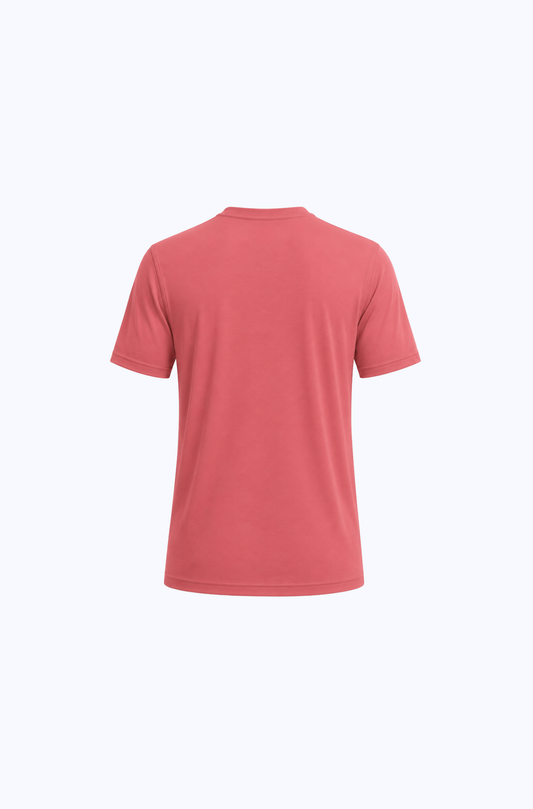MOTION CREW TEE RED CLAY