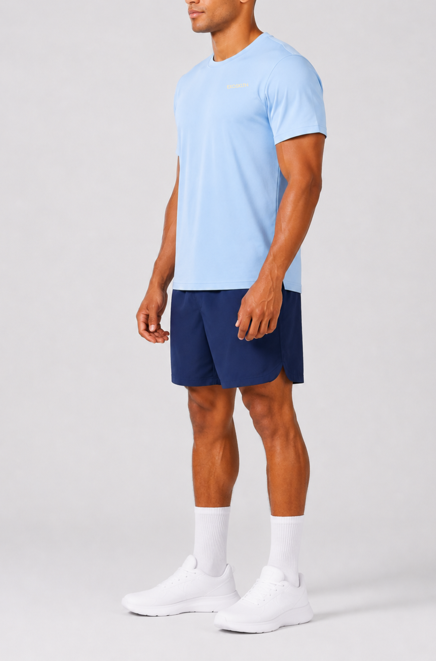MOTION CREW TEE SKY BLUE