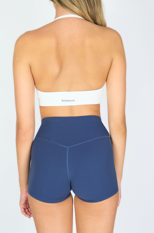 Power Halter Sports Bra White