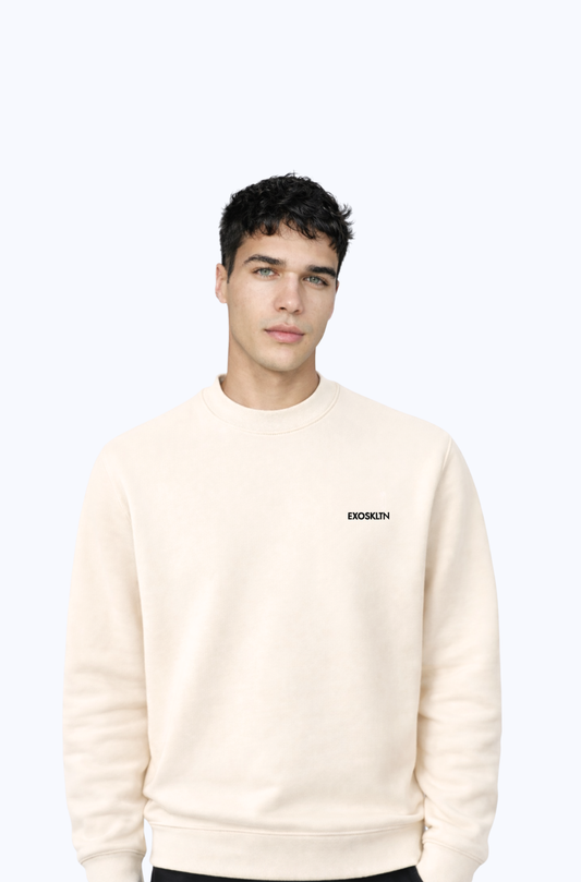 EXOSKLTN SWEATSHIRT CREAM