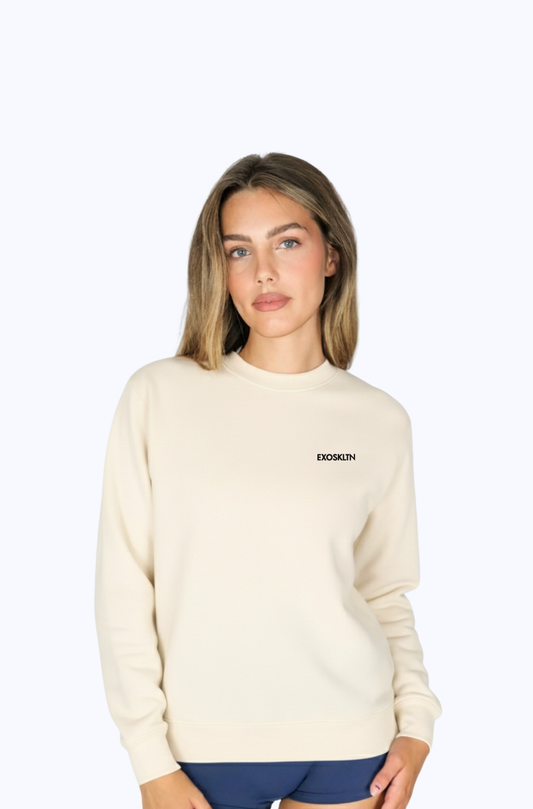 EXOSKLTN SWEATSHIRT CREAM