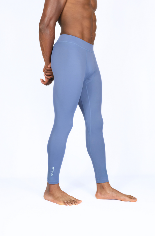 EXOPRO SPORT LEGGINGS STEEL BLUE