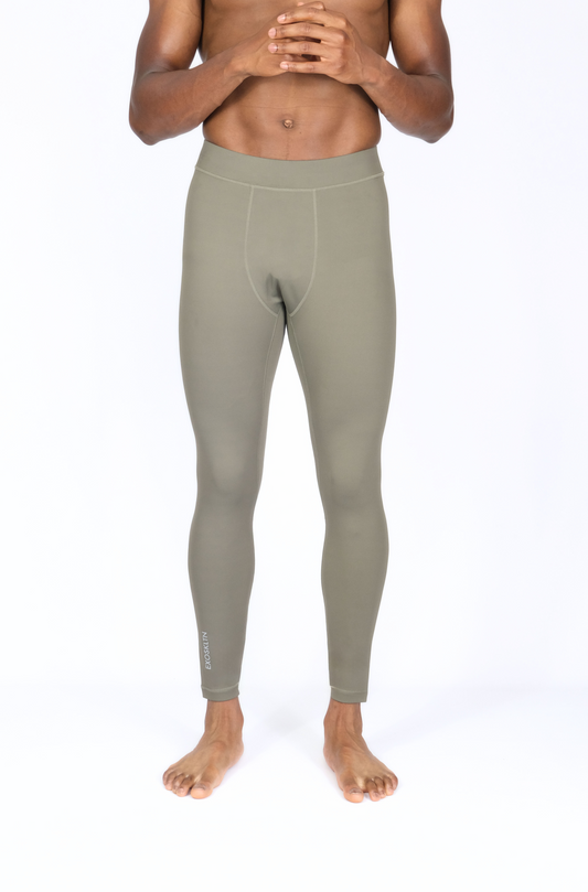 EXOPRO SPORT LEGGINGS OLIVE GREEN