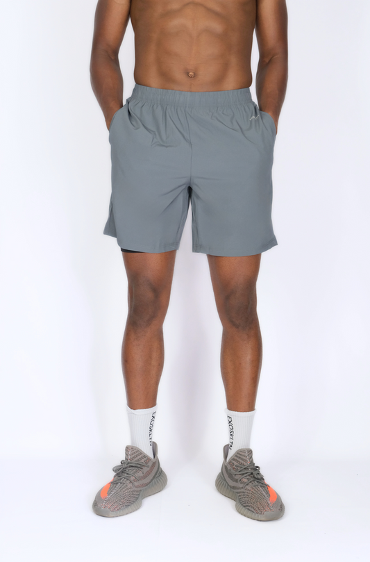 7” COURT SHORTS GRAY