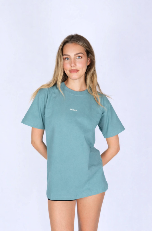 Oversized Tee Mineral Blue