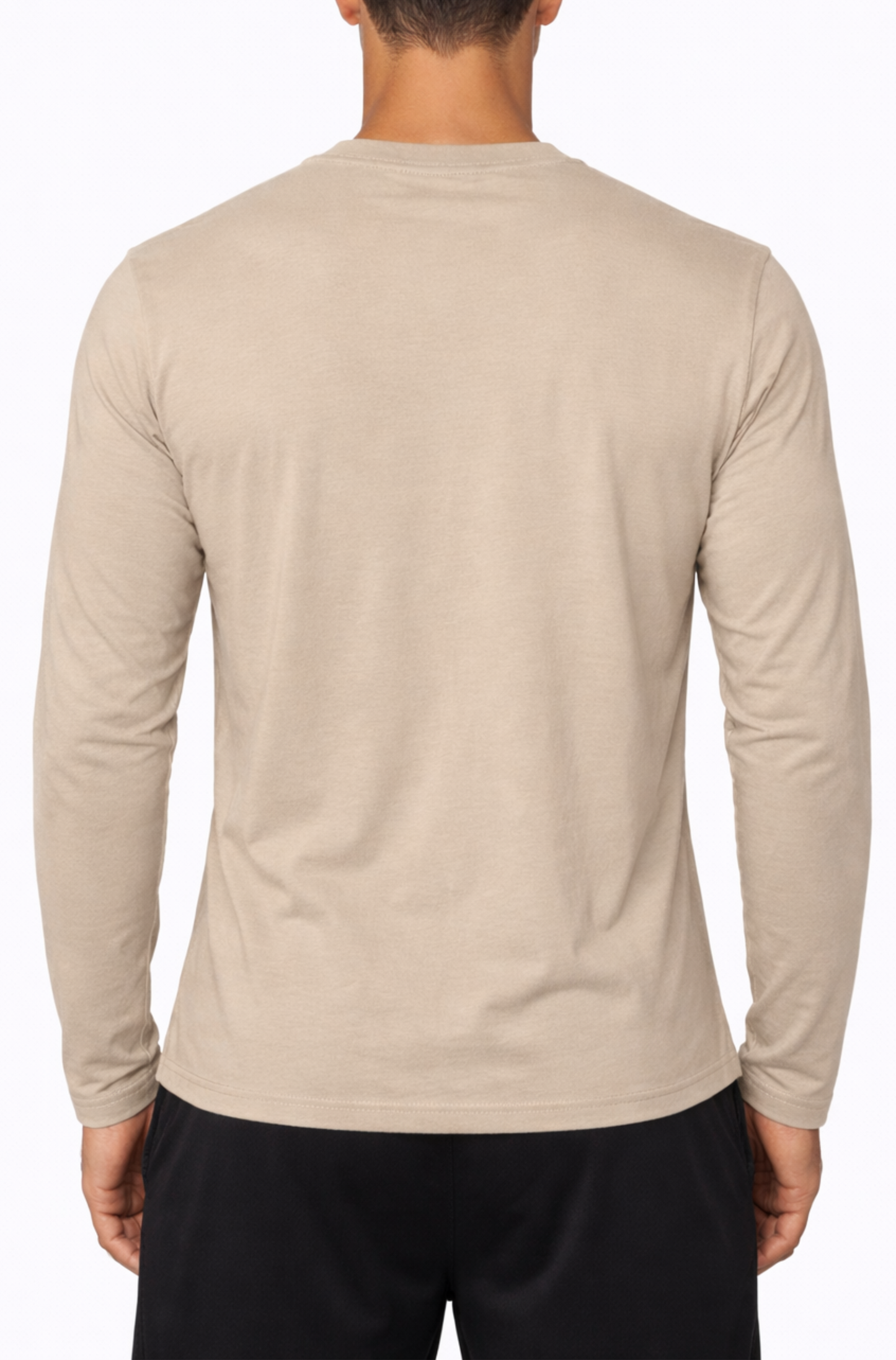Cotton Long Sleeve Top Sand