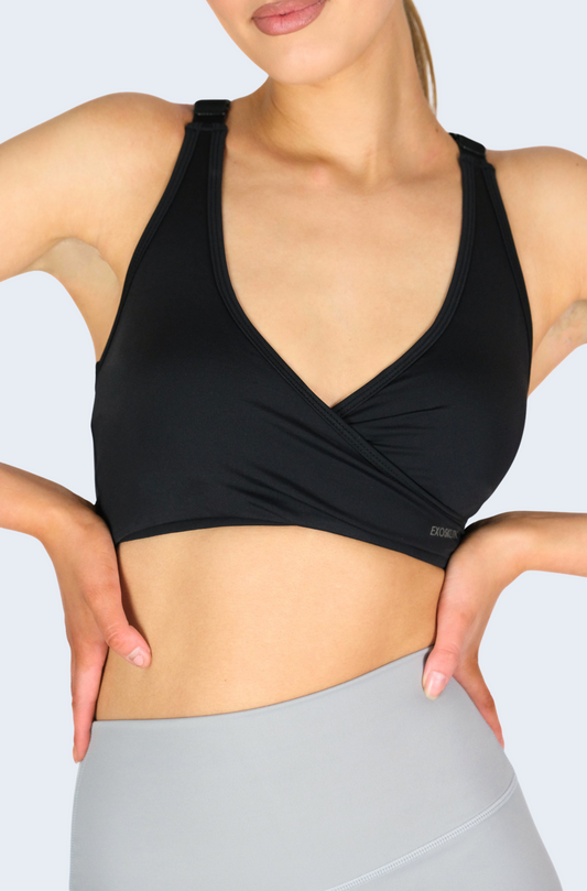 EXOSKLTN WRAP SPORTS BRA