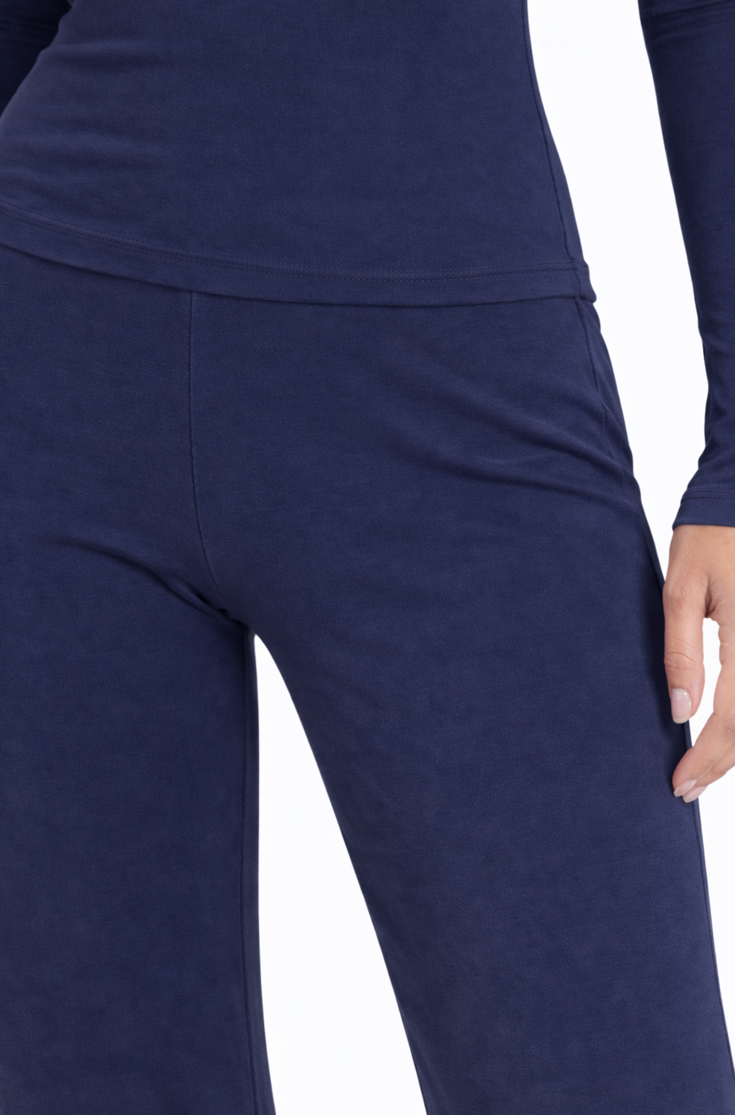 Straight Leg Bottoms Navy