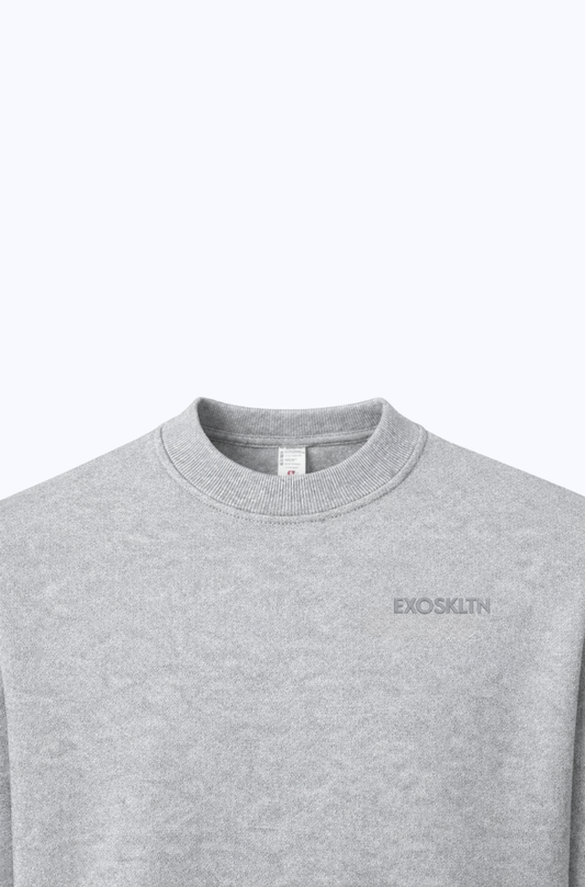EXOSKLTN Sweatshirt Gray