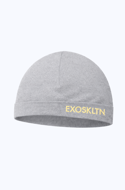 EXOSKLTN SKULL CAP GRAY/LEMON
