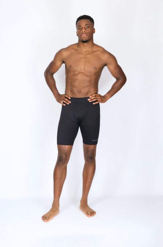 EXOPRO 1/2 LENGTH TIGHTS BLACK