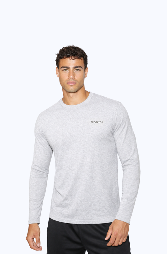 EVERYDAY LONG SLEEVE TOP GRAY