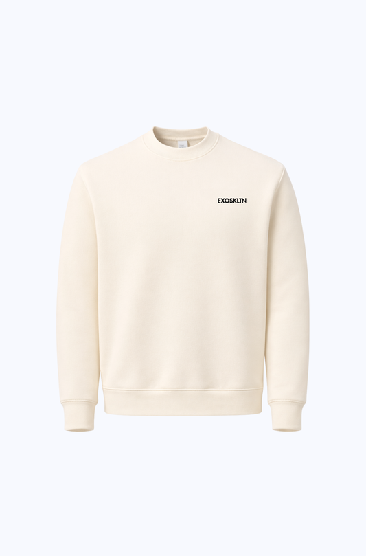 EXOSKLTN SWEATSHIRT CREAM