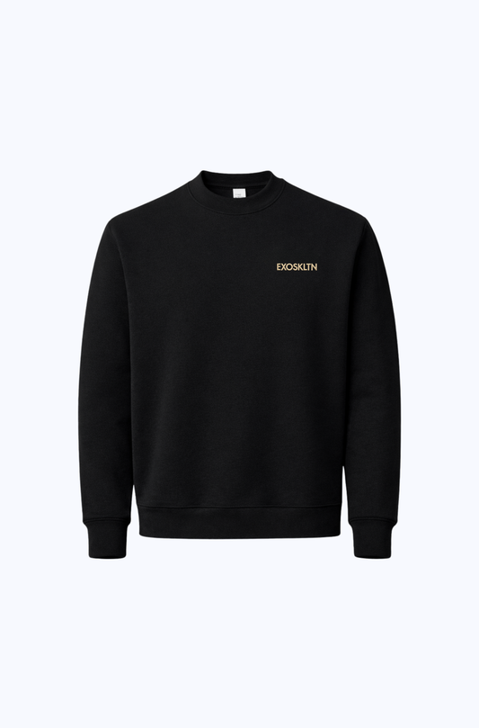 EXOSKLTN SWEATSHIRT BLACK