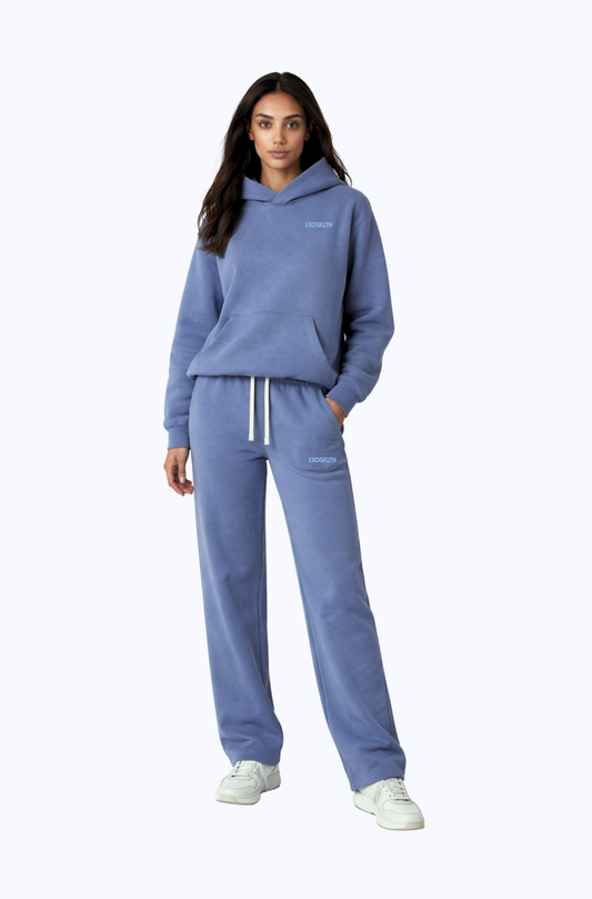 STRAIGHT LEG BOTTOMS PARIS BLUE