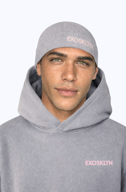 EXOSKLTN ESSENTIAL HOODIE ASH GRAY