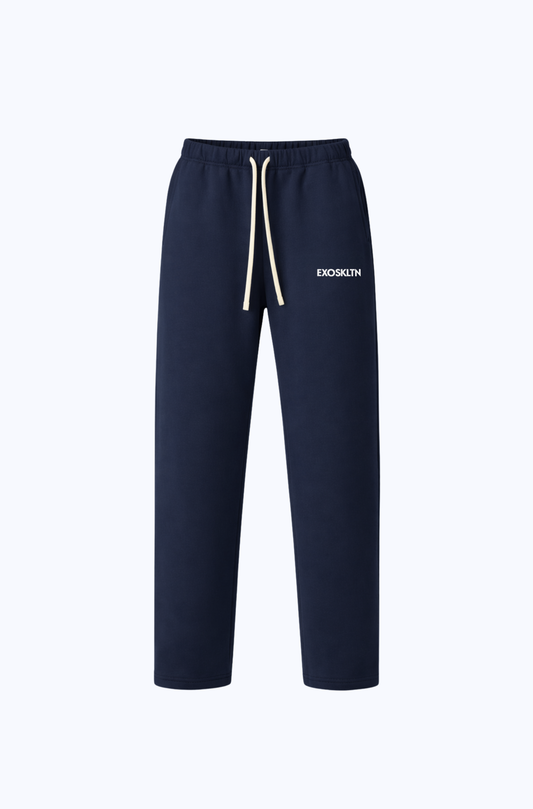 STRAIGHT LEG BOTTOMS NAVY BLUE