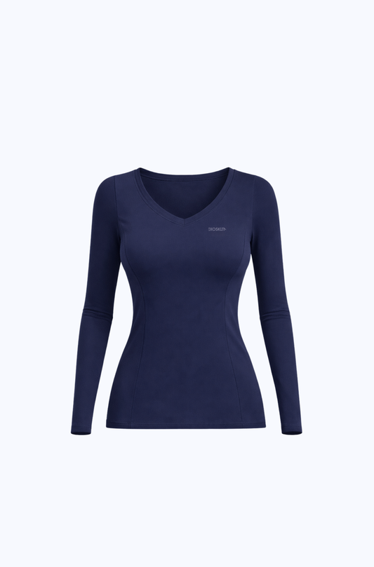 SCULPT SET TOP NAVY BLUE