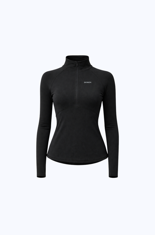TRAINING HALF ZIP BLACK