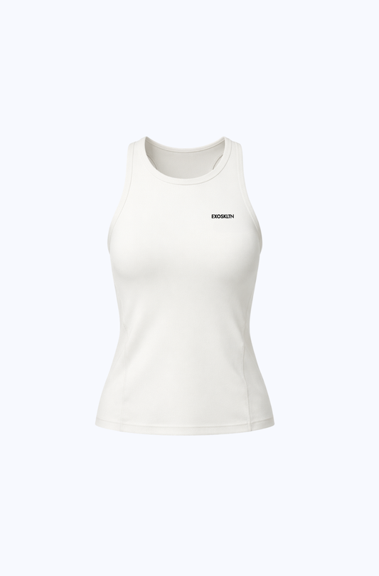 RACERBACK TANK TOP WHITE