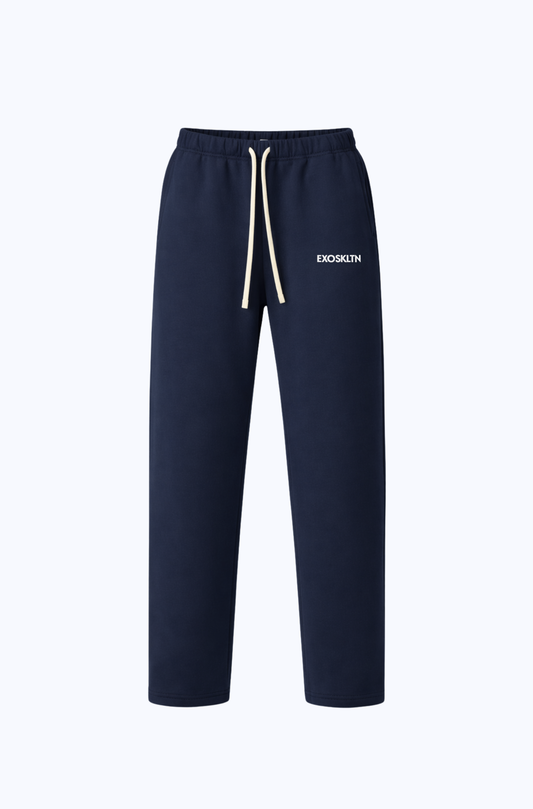 Straight Leg Bottoms Navy Blue (M)