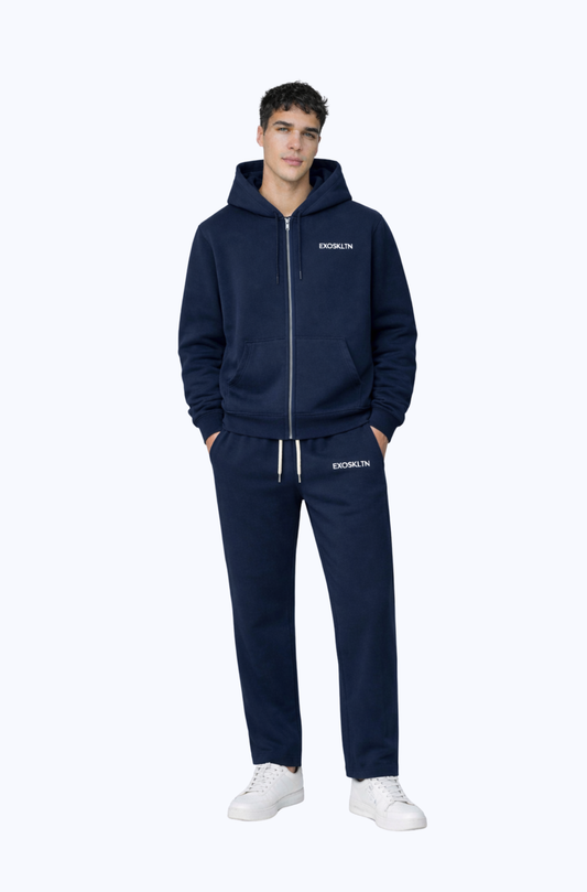 STRAIGHT LEG BOTTOMS NAVY BLUE