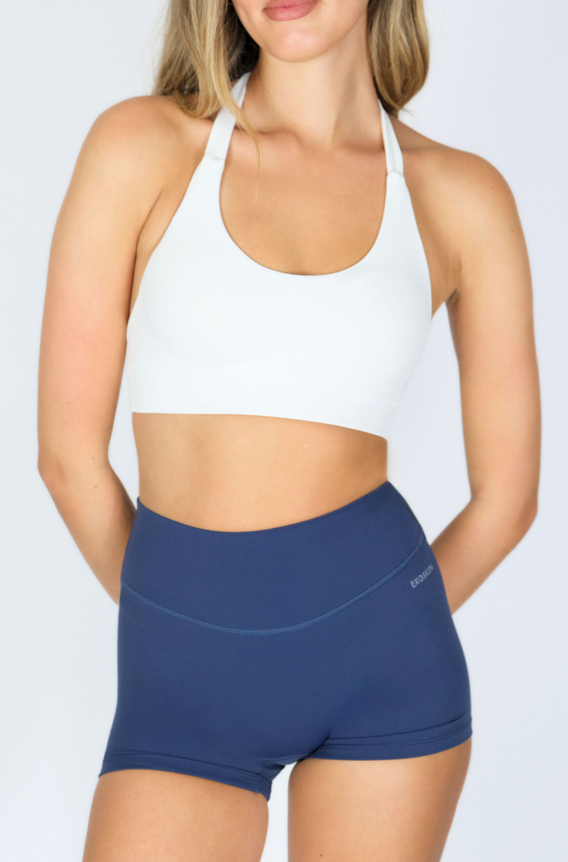 POWER HALTER SPORTS BRA WHITE