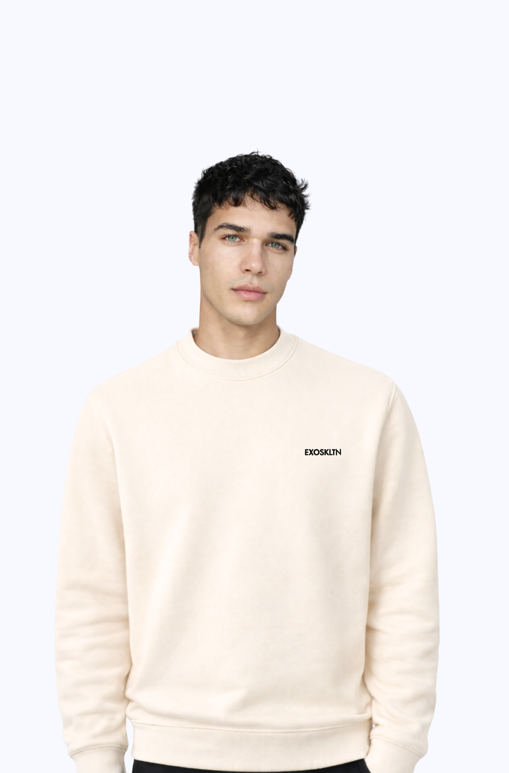 EXOSKLTN SWEATSHIRT CREAM