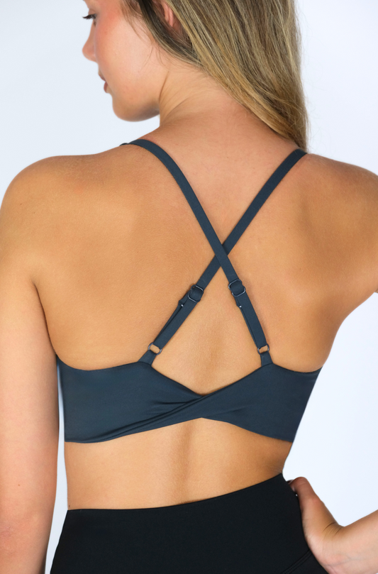 CROSSBACK SCULPT BRA NAVY