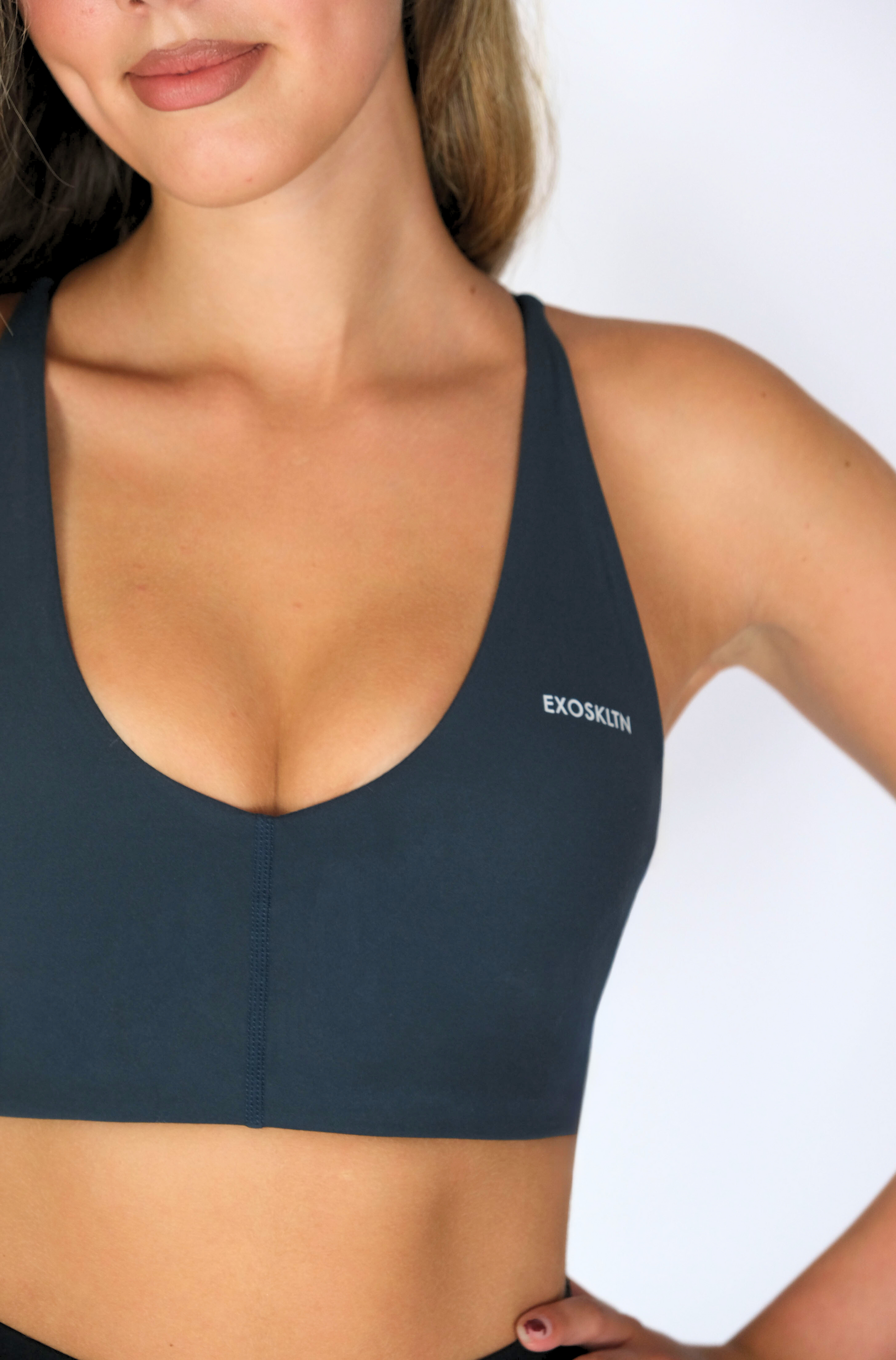 CROSSBACK SCULPT BRA NAVY