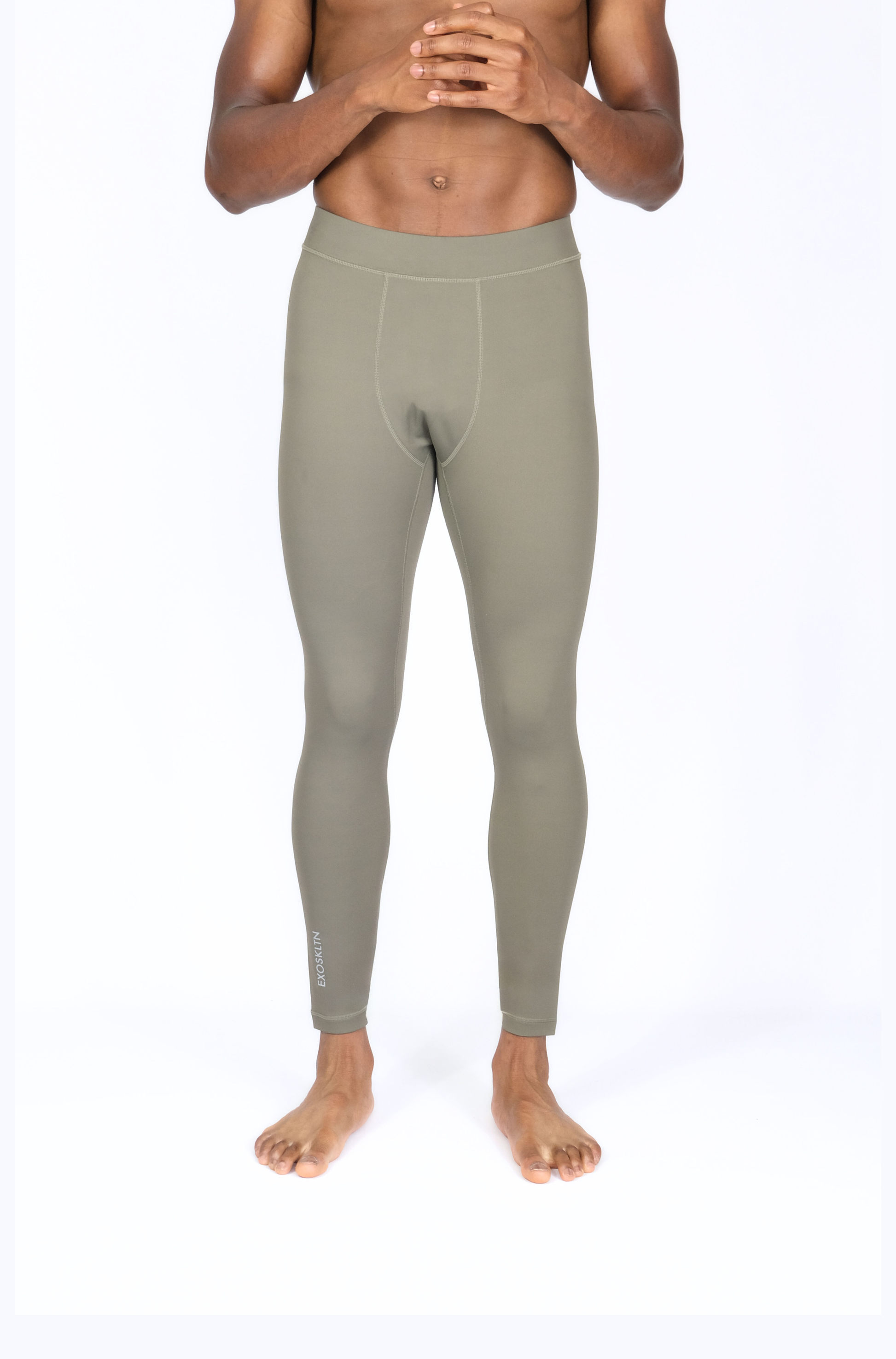 EXOPRO SPORT LEGGINGS OLIVE GREEN