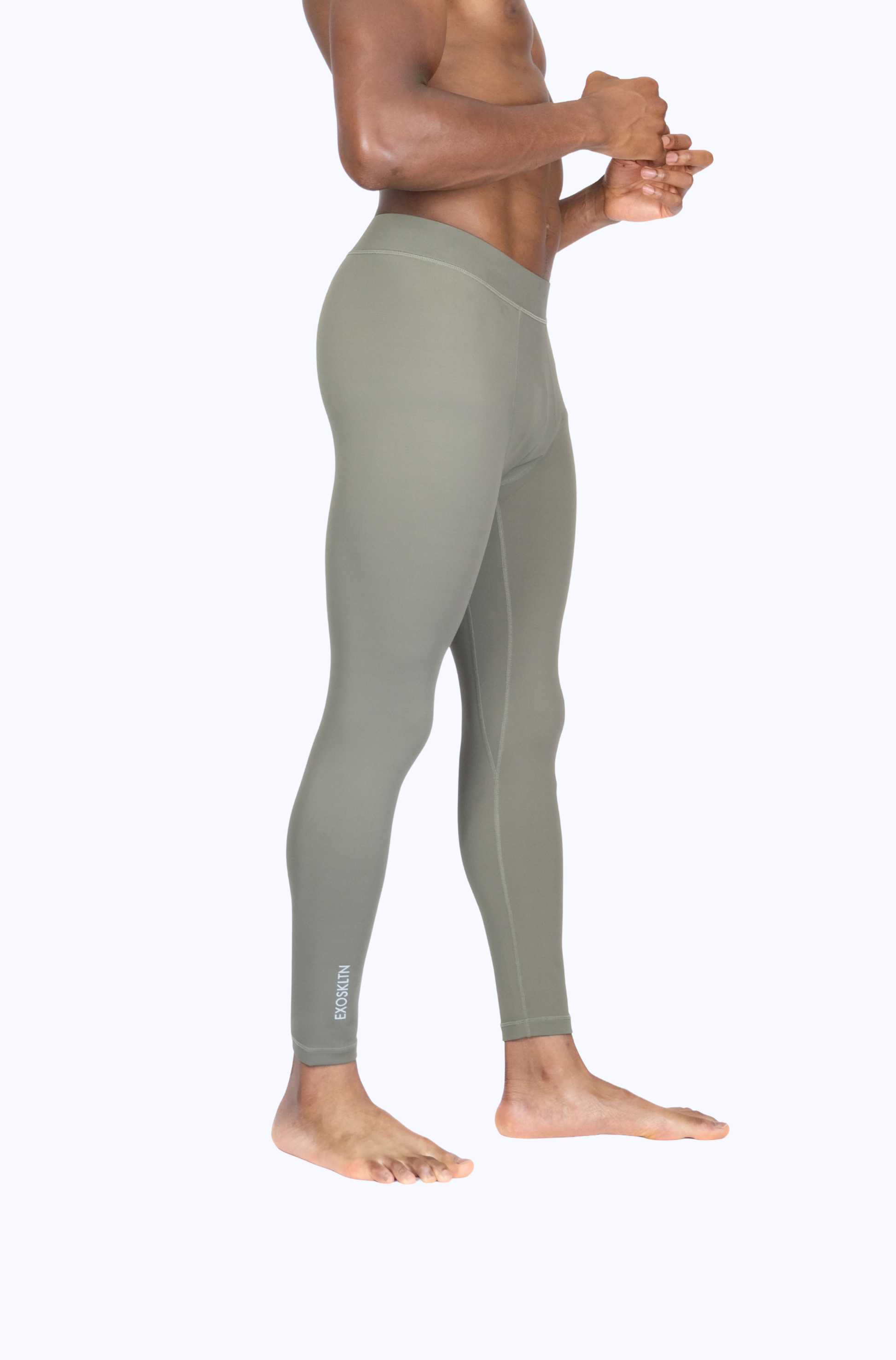 EXOPRO SPORT LEGGINGS OLIVE GREEN