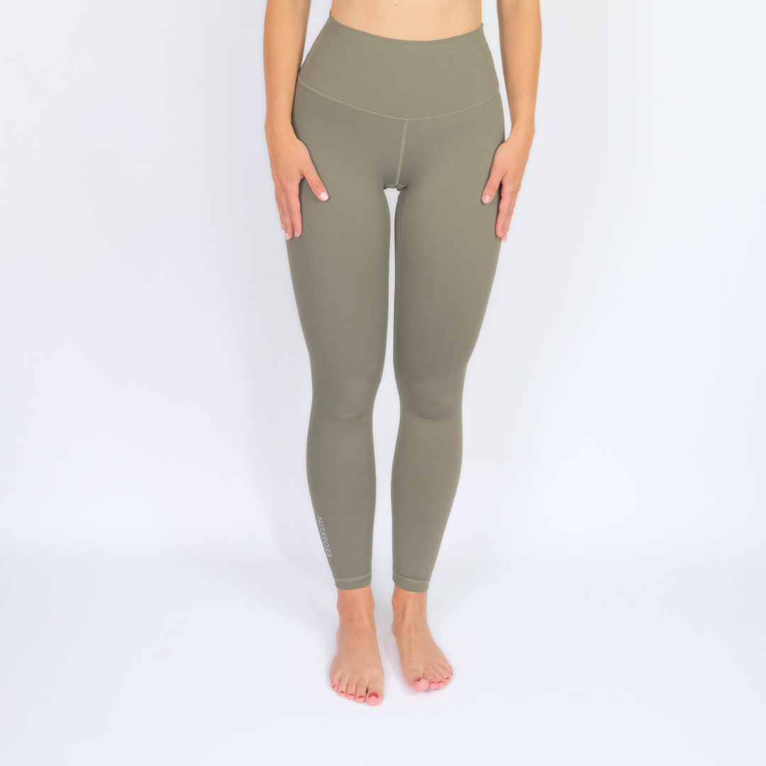 EXOPRO SPORT LEGGINGS OLIVE GREEN