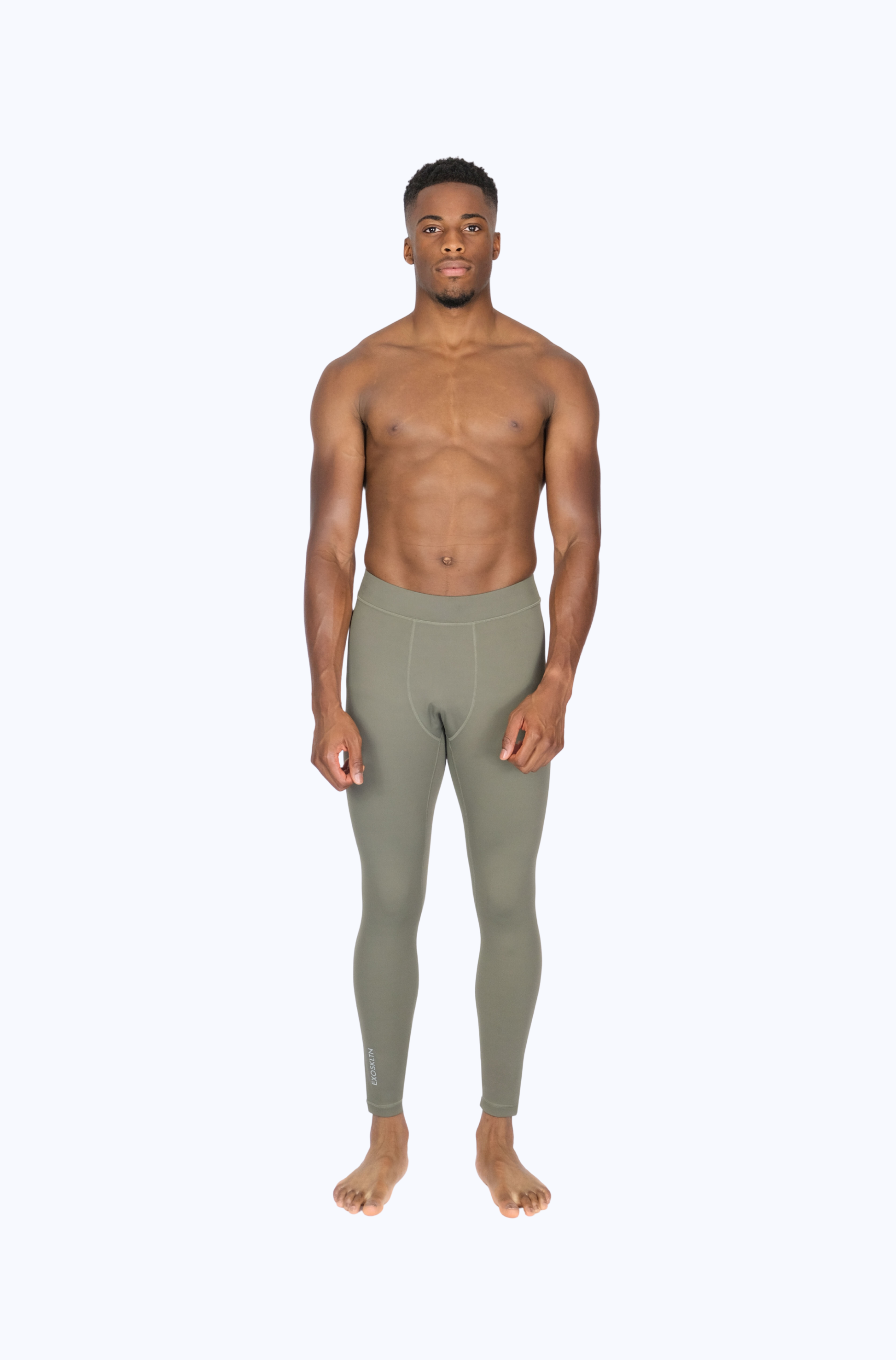 EXOPRO SPORT LEGGINGS OLIVE GREEN