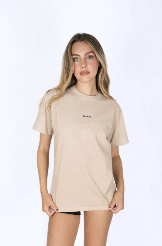 OVERSIZED TEE SAND