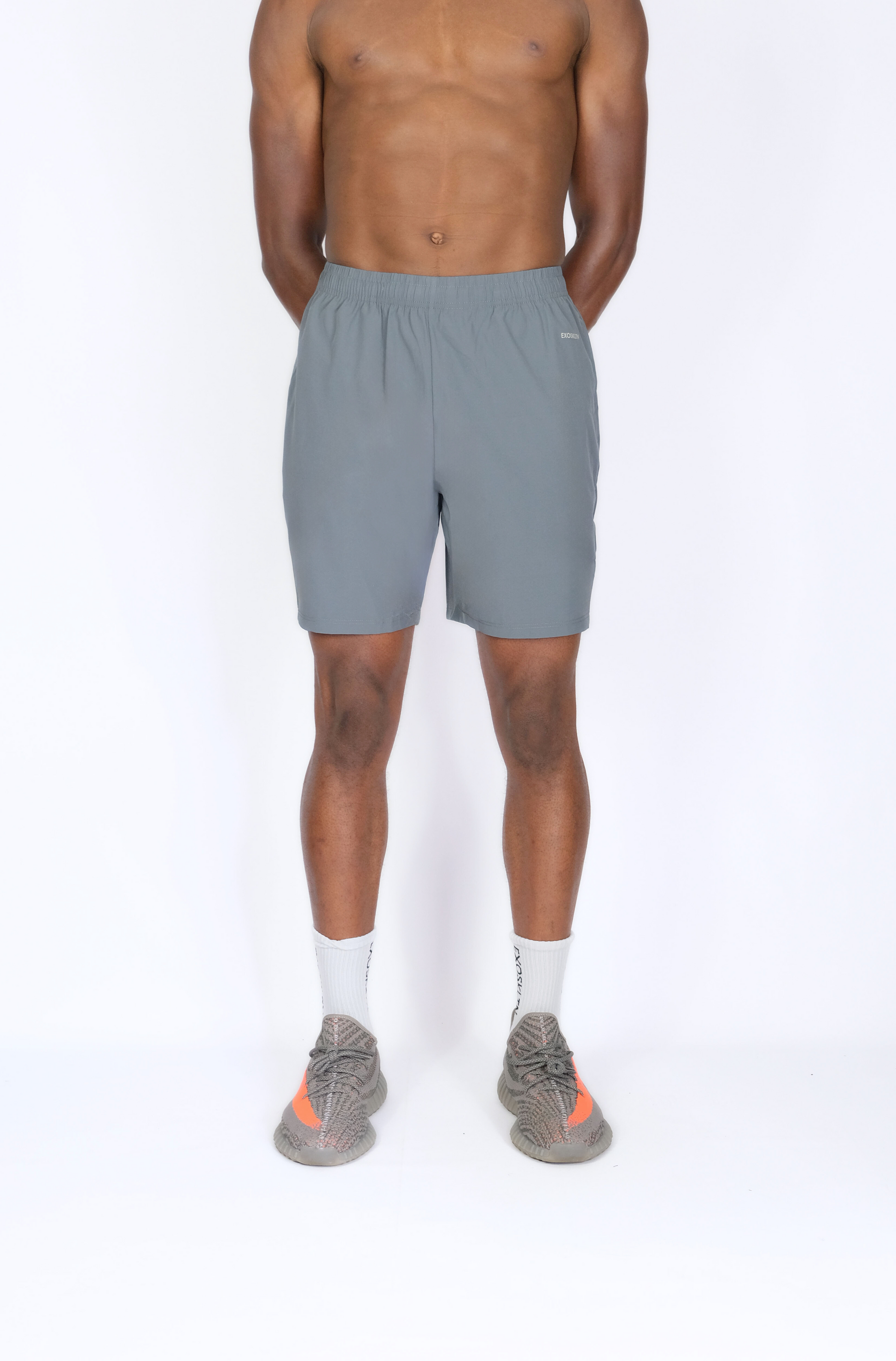 7” COURT SHORTS GRAY