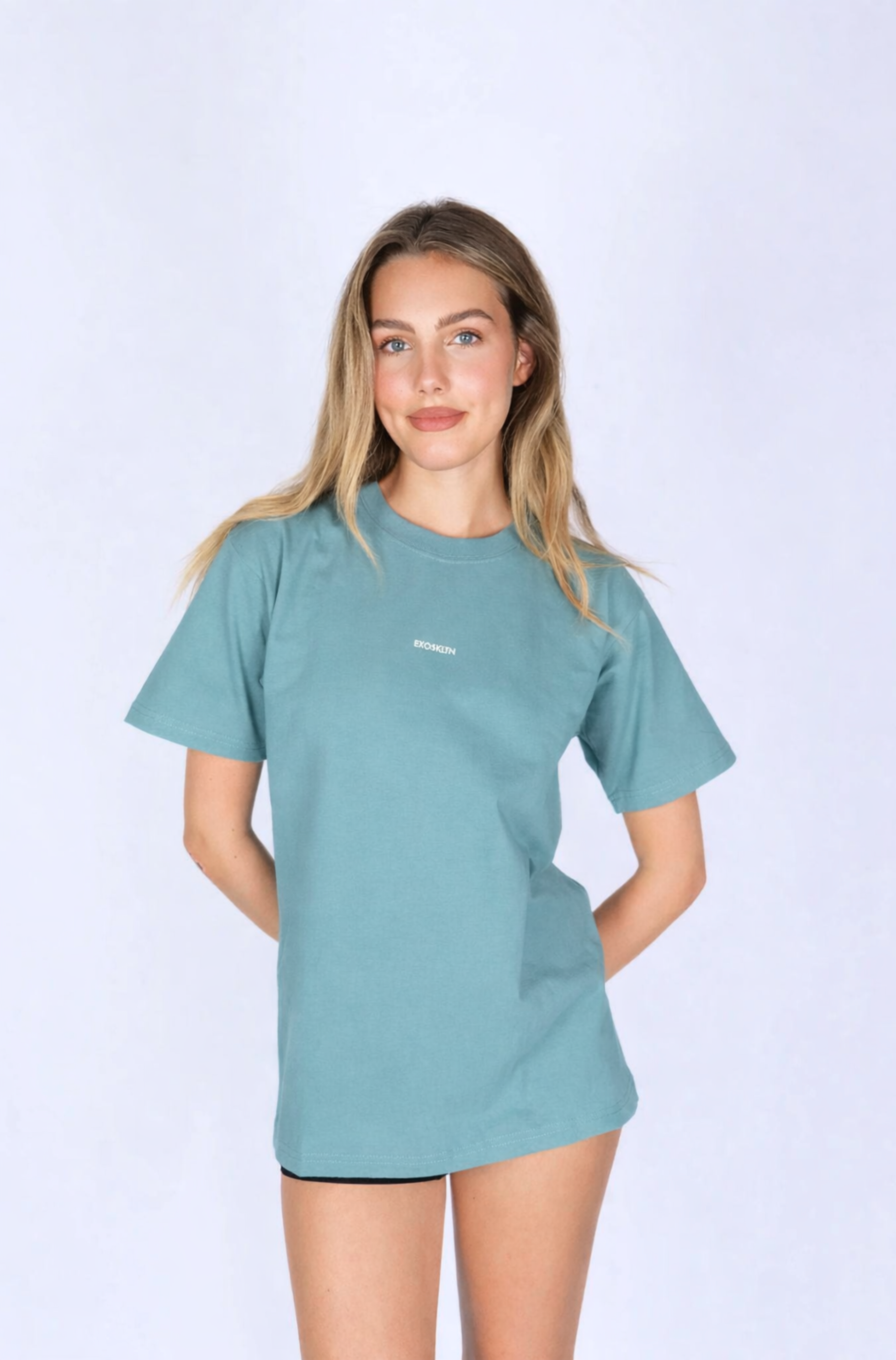 OVERSIZED TEE MINERAL BLUE