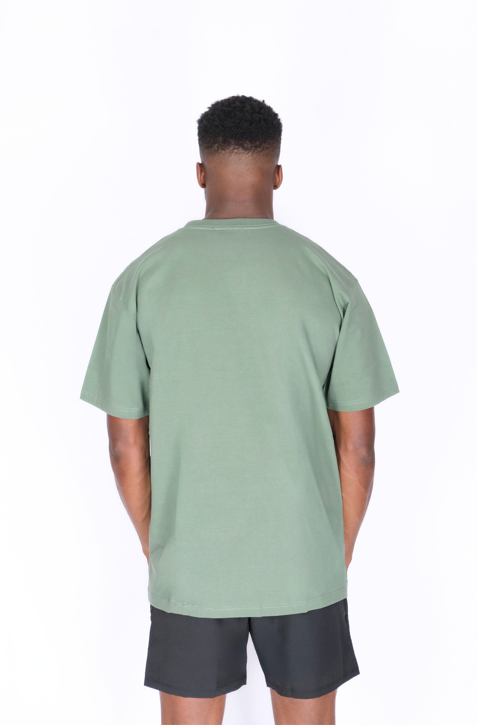 OVERSIZED TEE SAGE