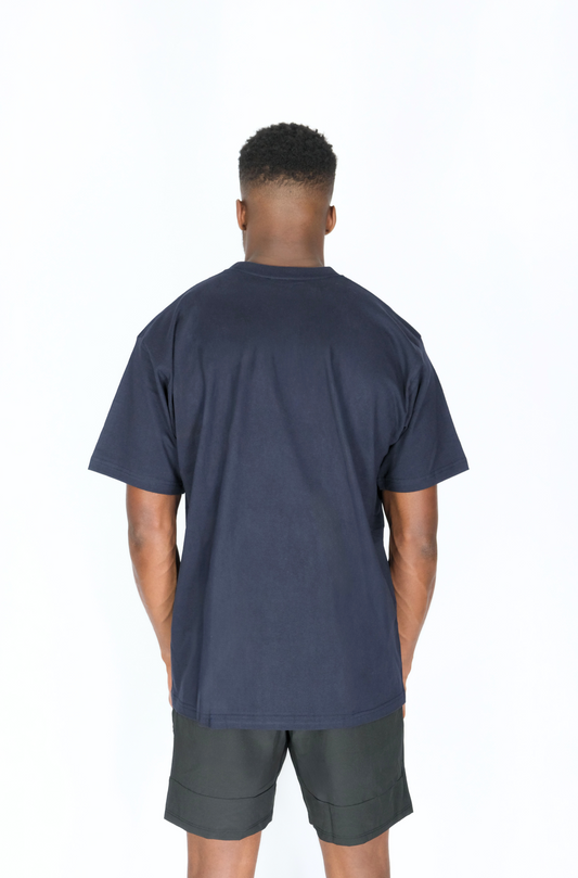 MENS EXOSKLTN OVERSIZED TEE NAVY