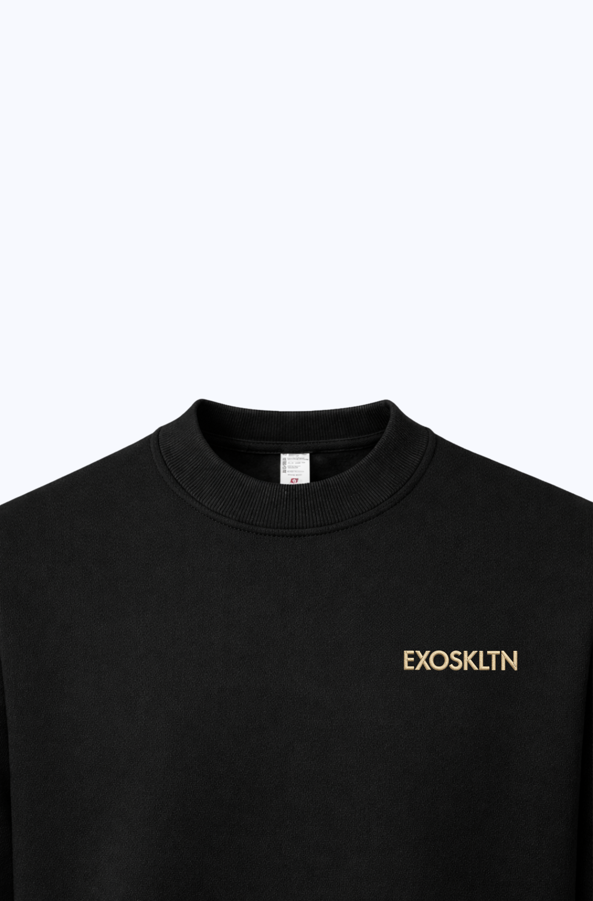 EXOSKLTN SWEATSHIRT BLACK