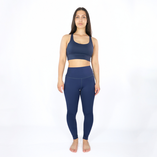 EXOPRO SPORT LEGGINGS NAVY BLUE