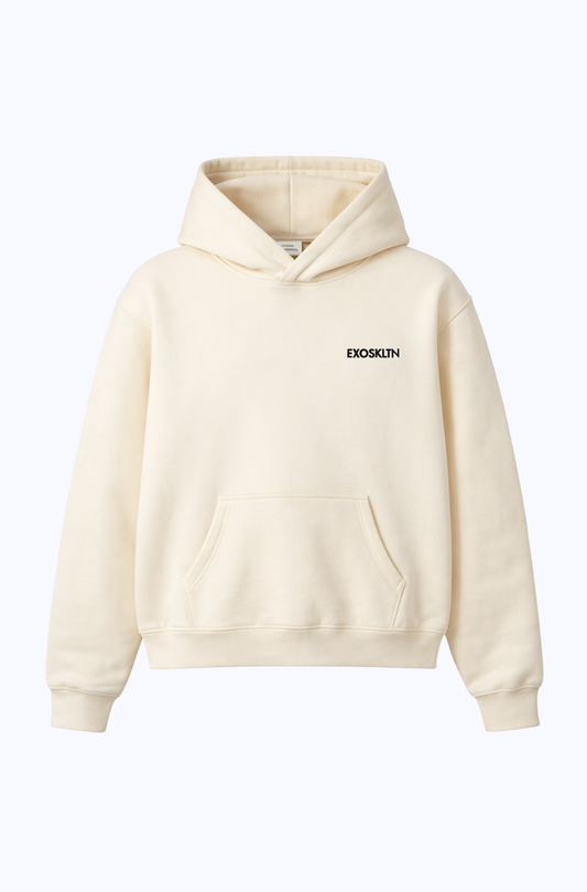 Pocket Hoodie Cream (M)