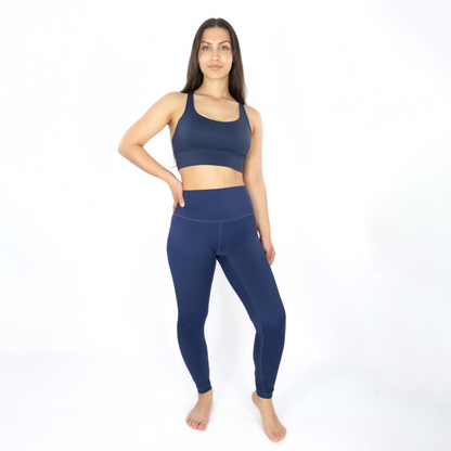 EXOPRO SPORT LEGGINGS NAVY BLUE