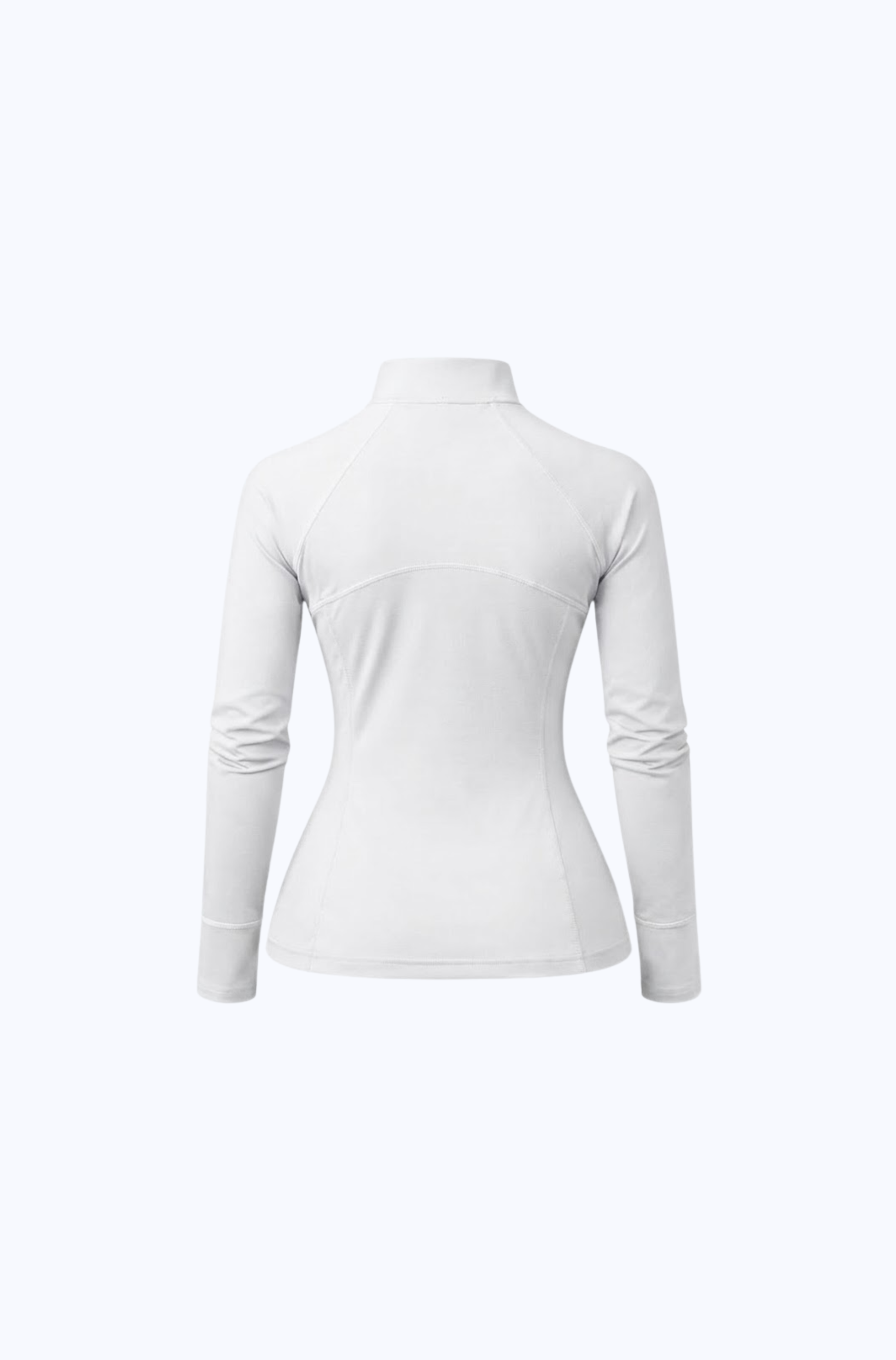 PERFORMANCE HALF ZIP WHITE