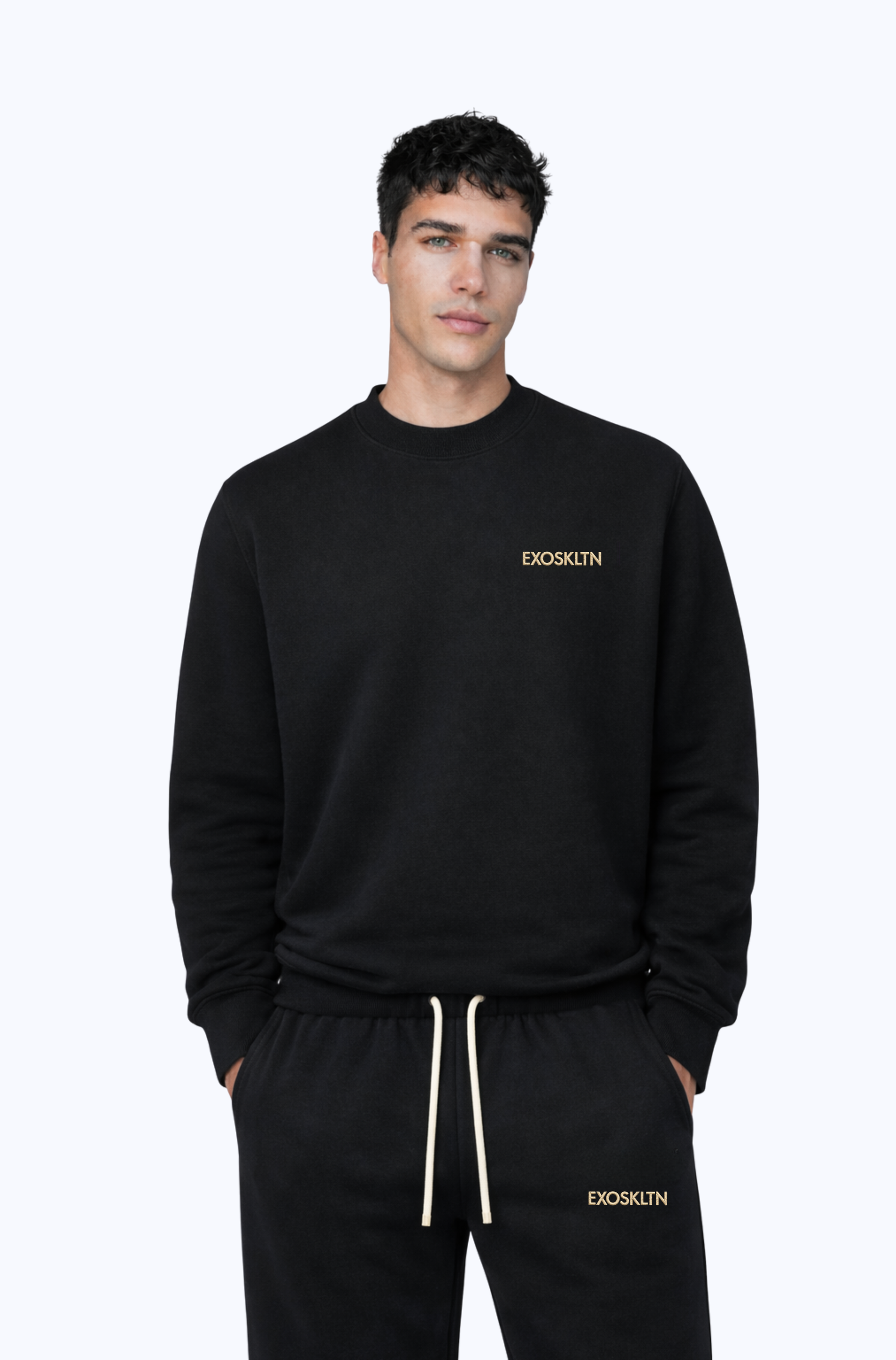 EXOSKLTN SWEATSHIRT BLACK