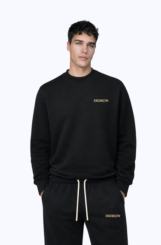 EXOSKLTN SWEATSHIRT BLACK
