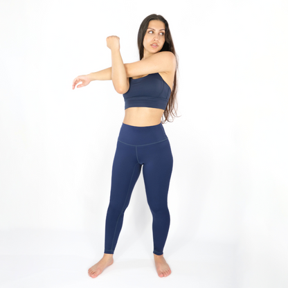 EXOPRO SPORT LEGGINGS NAVY BLUE