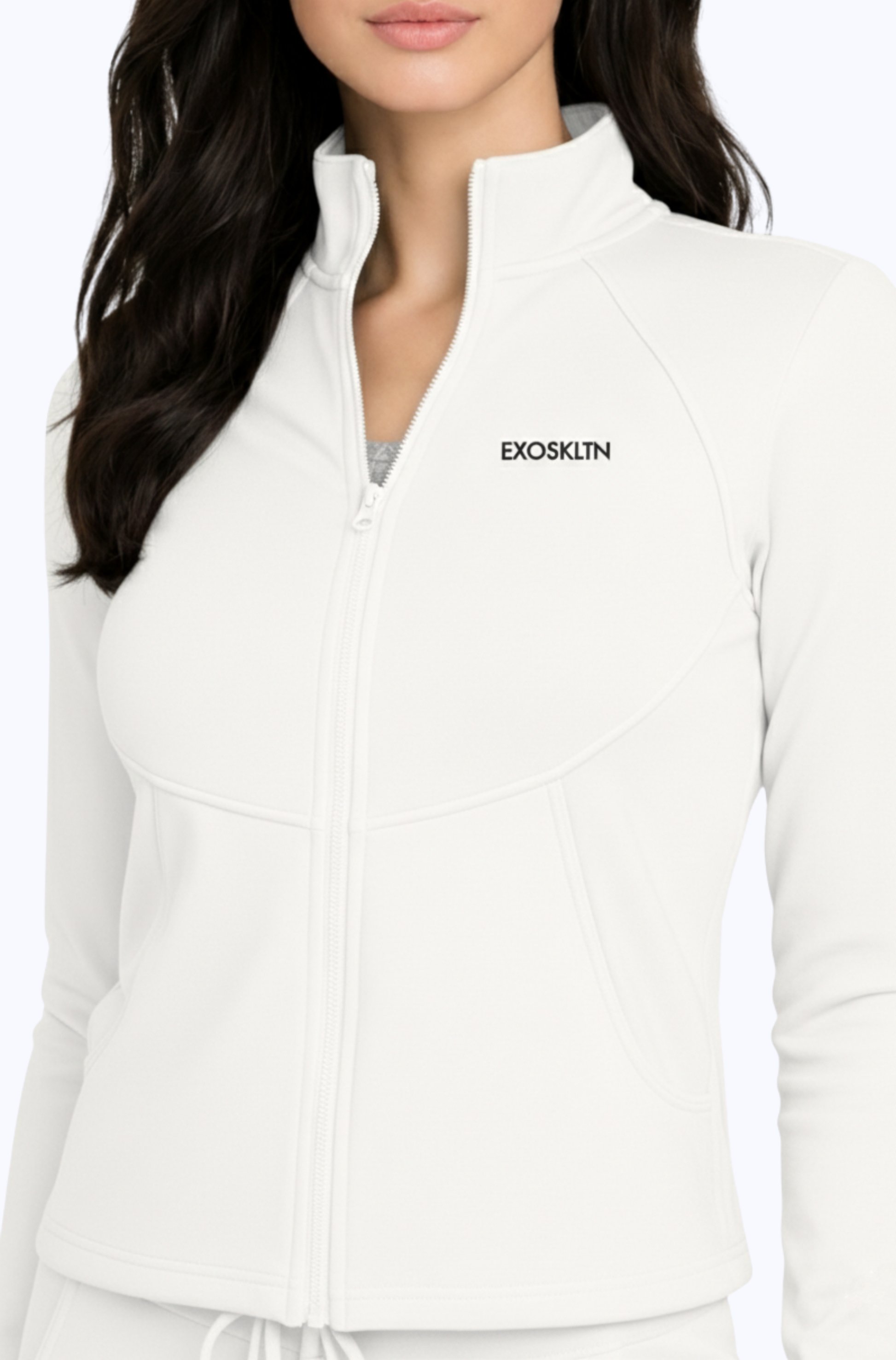 TRAINING ZIP UP OFF WHITE