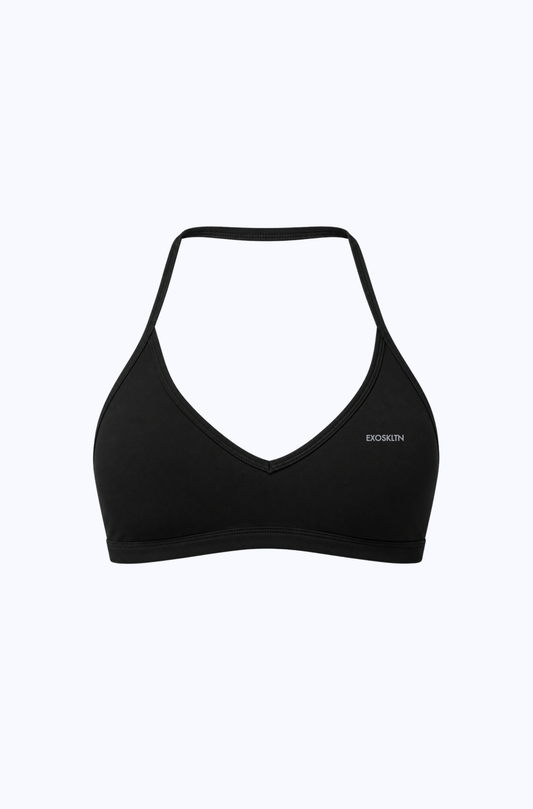 LIFT HALTER SPORTS BRA BLACK